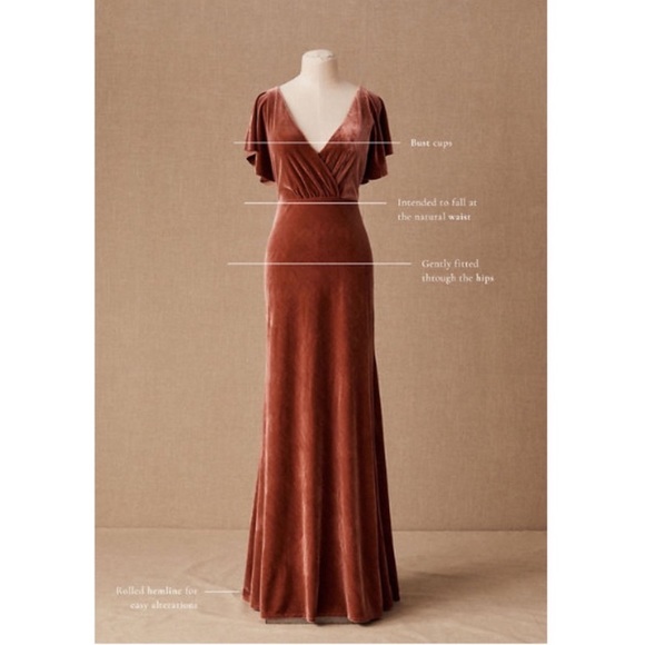 Anthropologie Dresses & Skirts - Jenny Yoo Ellis Velvet Maxi Dress